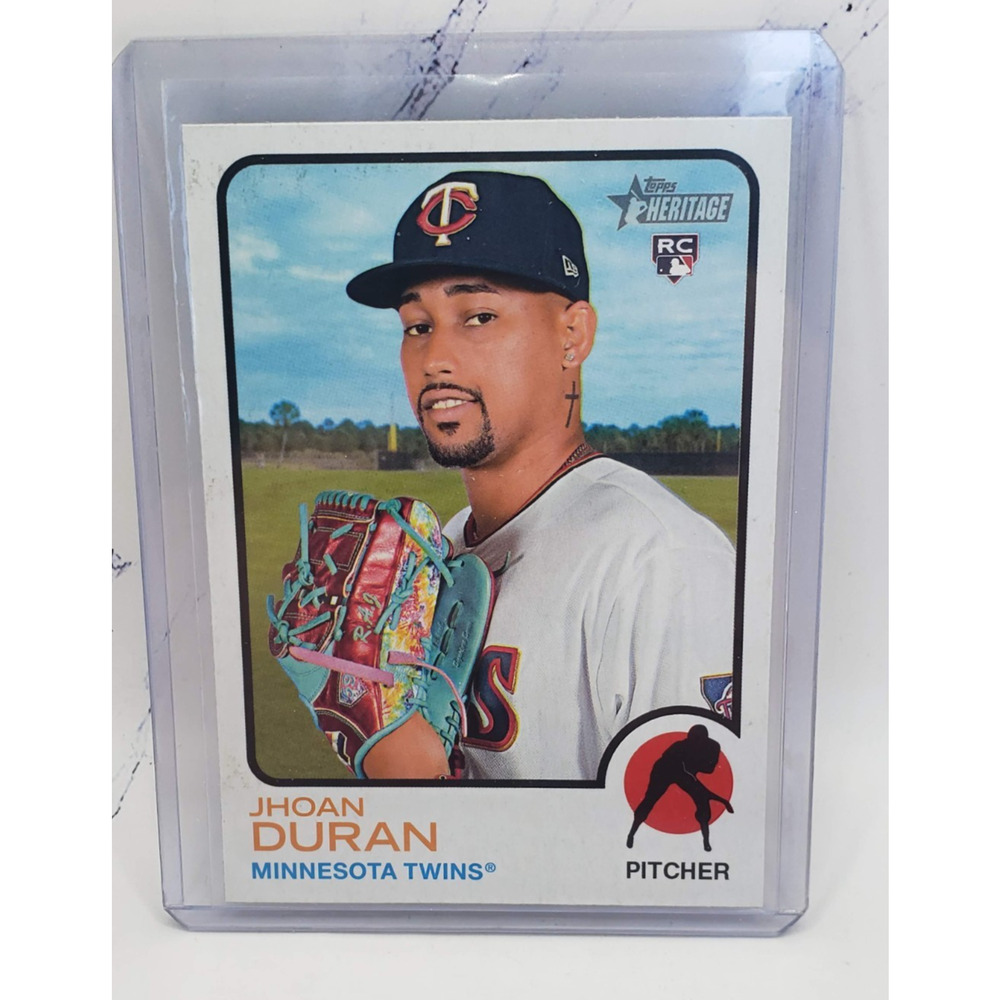 2022 Topps Heritage High Number Jhoan Duran Rookie Minnesota Twins #693 Phillies